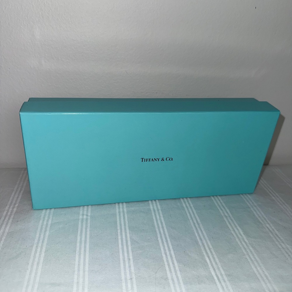 Tiffany & Co Large Rectangular Blue Jewelry Gift Box 9.5x4x2 Replacement Storage